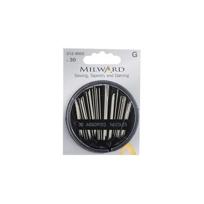 MILWARD 212 9002 SEWING-CANVAS-REPAIR NEEDLE SET 30 PCS.