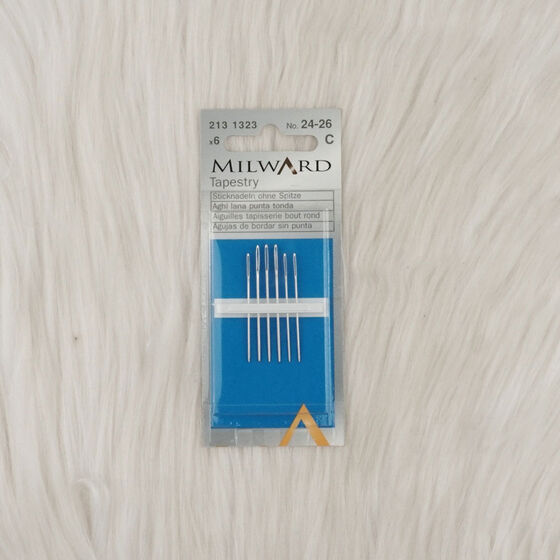 MILWARD 213 1323 CROSS AND TAPESTRY EMBROIDERY NEEDLE NO:24-26