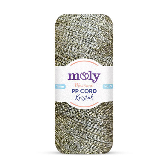 MOLY KRİSTAL MAKROME NO:3 200 GR. 220 MT. ÖRGÜ İPİ