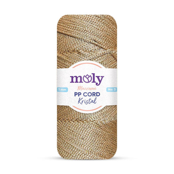 MOLY KRİSTAL MAKROME NO:3 200 GR. 220 MT. ÖRGÜ İPİ