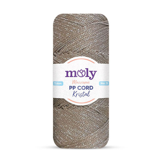 MOLY KRİSTAL MAKROME NO:3 200 GR. 220 MT. ÖRGÜ İPİ