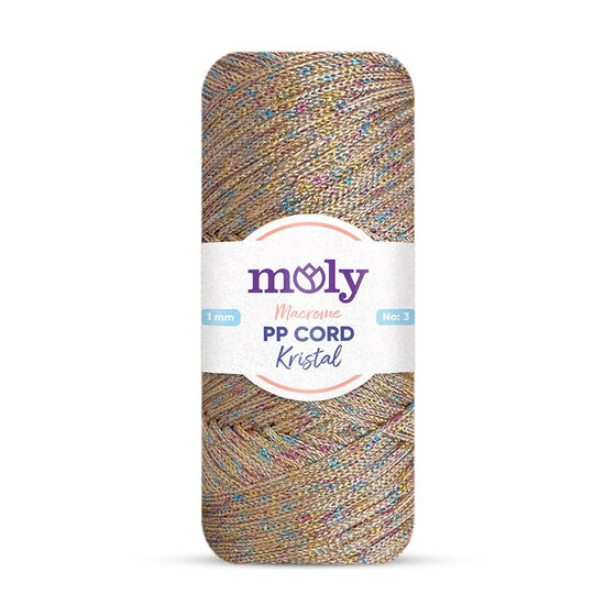 MOLY KRİSTAL MAKROME NO:3 200 GR. 220 MT. ÖRGÜ İPİ