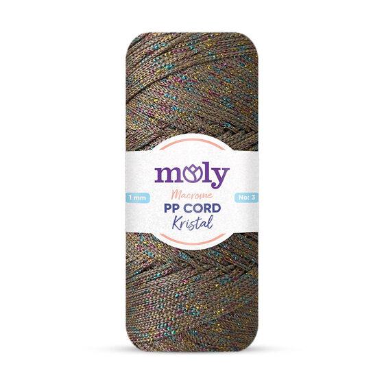 MOLY KRİSTAL MAKROME NO:3 200 GR. 220 MT. ÖRGÜ İPİ