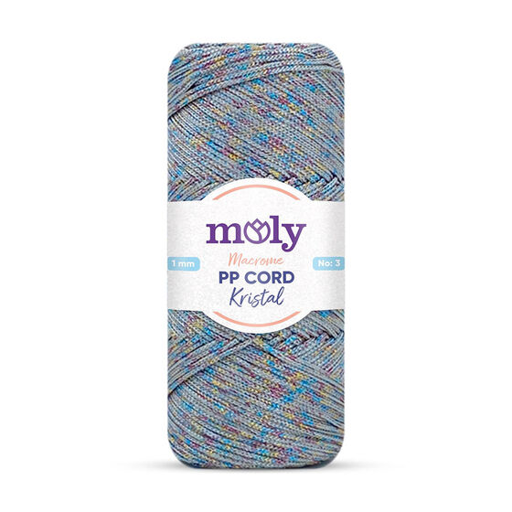 MOLY KRİSTAL MAKROME NO:3 200 GR. 220 MT. ÖRGÜ İPİ