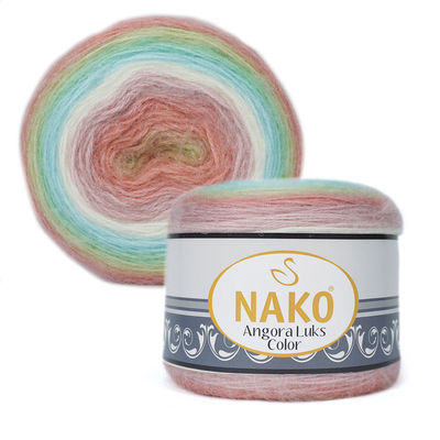 NAKO ANGORA LUXURIOUS COLOR KNITTING YARN