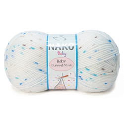 NAKO BABY TWEED NEW KNITTING YARN - Thumbnail