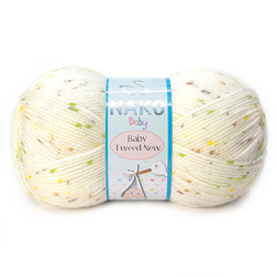 NAKO BABY TWEED NEW KNITTING YARN - Thumbnail