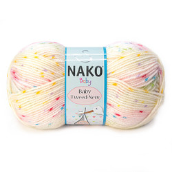 NAKO BABY TWEED NEW KNITTING YARN - Thumbnail