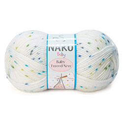 NAKO BABY TWEED NEW KNITTING YARN - Thumbnail