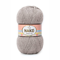 NAKO BABY 100 KNITTING YARN - Thumbnail