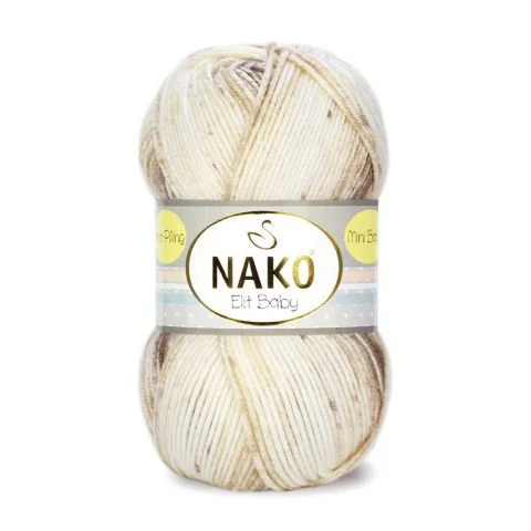 NAKO ELİT BABY MINI BATIK KNITTING YARN 100 GR - Thumbnail