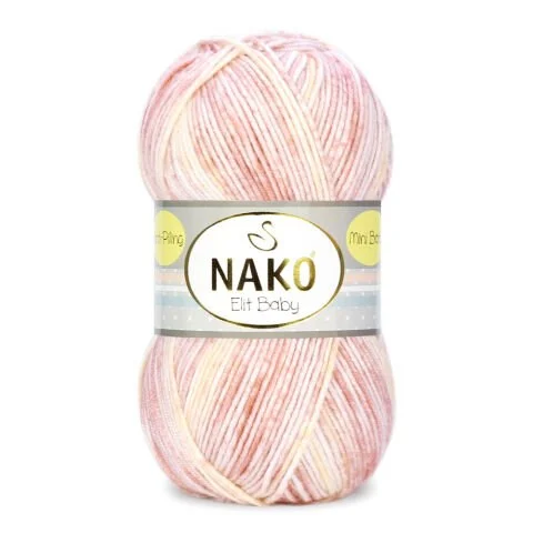 NAKO ELİT BABY MINI BATIK KNITTING YARN 100 GR - Thumbnail