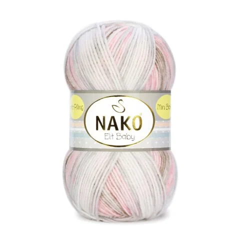 NAKO ELİT BABY MINI BATIK KNITTING YARN 100 GR - Thumbnail