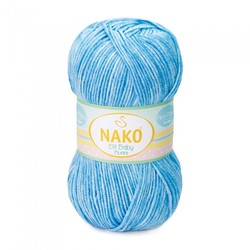 NAKO ELITE BABY MUARE KNITTING YARN - Thumbnail