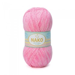 NAKO ELITE BABY MUARE KNITTING YARN - Thumbnail