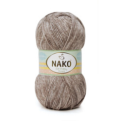 NAKO ELITE BABY MUARE KNITTING YARN - Thumbnail