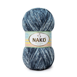 NAKO ELITE BABY MUARE KNITTING YARN - Thumbnail