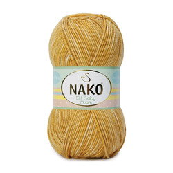 NAKO ELITE BABY MUARE KNITTING YARN - Thumbnail