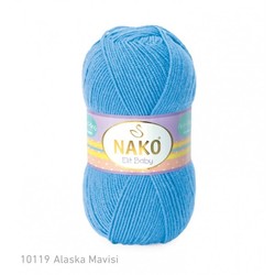 NAKO ELITE BABY KNITTING YARN - Thumbnail