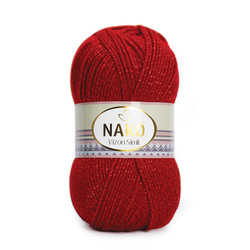 NAKO MINK SILVERY KNITTING YARN - Thumbnail