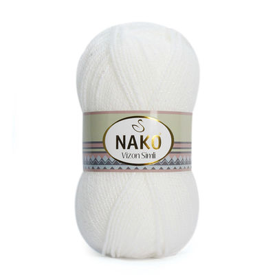 NAKO MINK SILVERY KNITTING YARN