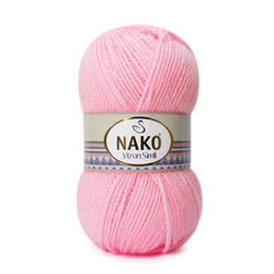 NAKO MINK SILVERY KNITTING YARN - Thumbnail