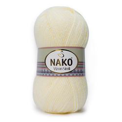 NAKO MINK SILVERY KNITTING YARN - Thumbnail