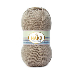 NAKO MINK SILVERY KNITTING YARN - Thumbnail