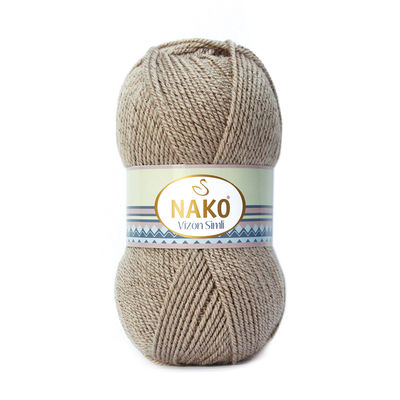 NAKO MINK SILVERY KNITTING YARN