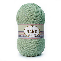 NAKO MINK SILVERY KNITTING YARN - Thumbnail