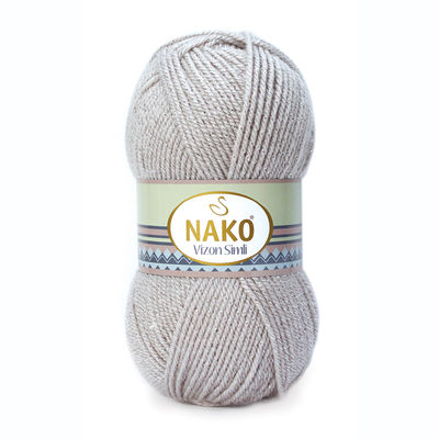 NAKO MINK SILVERY KNITTING YARN