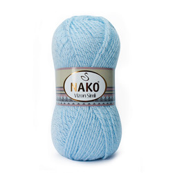 NAKO MINK SILVERY KNITTING YARN - Thumbnail