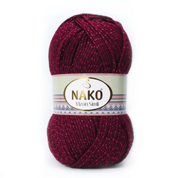 NAKO MINK SILVERY KNITTING YARN - Thumbnail