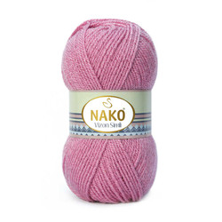 NAKO MINK SILVERY KNITTING YARN - Thumbnail