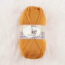 NAKO MINK SILVERY KNITTING YARN - Thumbnail