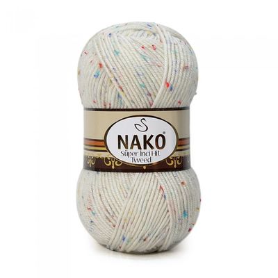 NAKO SÜPER İNCİ HİT TWEED ÖRGÜ İPİ