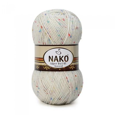 NAKO SÜPER İNCİ HİT TWEED ÖRGÜ İPİ