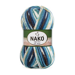 NAKO SUPER PEARL HIT JACQUARD KNITTING YARN - Thumbnail