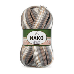 NAKO SUPER PEARL HIT JACQUARD KNITTING YARN - Thumbnail