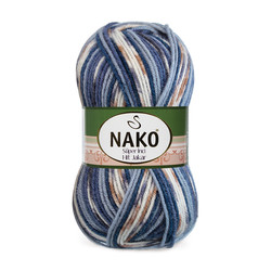 NAKO SUPER PEARL HIT JACQUARD KNITTING YARN - Thumbnail