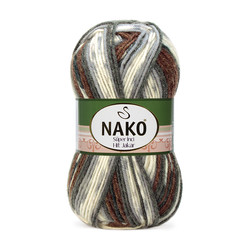 NAKO SUPER PEARL HIT JACQUARD KNITTING YARN - Thumbnail