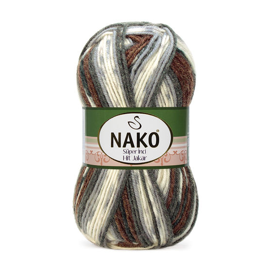 NAKO SUPER PEARL HIT JACQUARD KNITTING YARN