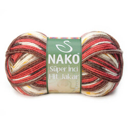 NAKO SUPER PEARL HIT JACQUARD KNITTING YARN - Thumbnail