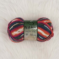 NAKO SUPER PEARL HIT JACQUARD KNITTING YARN - Thumbnail