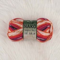 NAKO SUPER PEARL HIT JACQUARD KNITTING YARN - Thumbnail