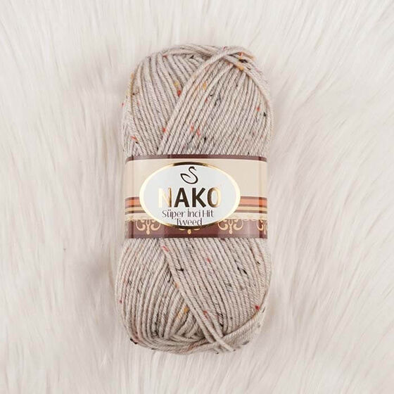 NAKO SUPER PEARL HIT TWEED KNITTING YARN