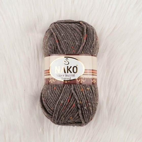 NAKO SUPER PEARL HIT TWEED KNITTING YARN