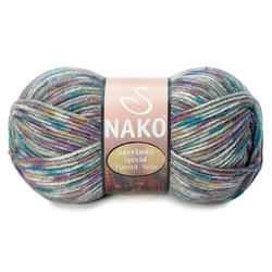 NAKO SUPERLAMBS SPECIAL TWEED KNITTING YARN - Thumbnail