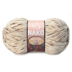 NAKO SUPERLAMBS SPECIAL TWEED KNITTING YARN - Thumbnail