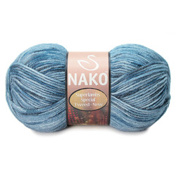 NAKO SUPERLAMBS SPECIAL TWEED KNITTING YARN - Thumbnail